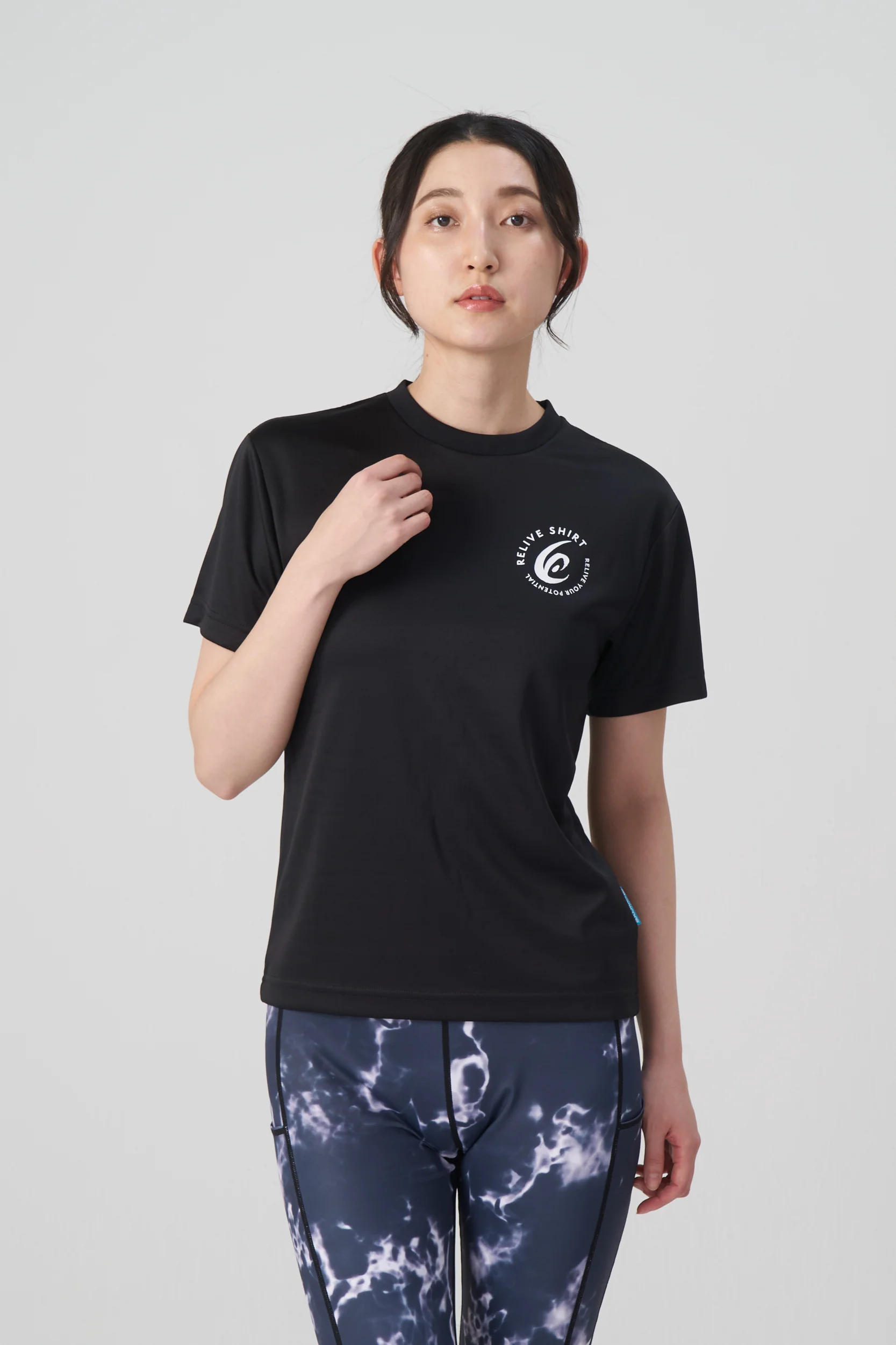 ＜男女兼用＞＜冷感生地＞ リライブシャツスポーツ *在庫限り - Image 6